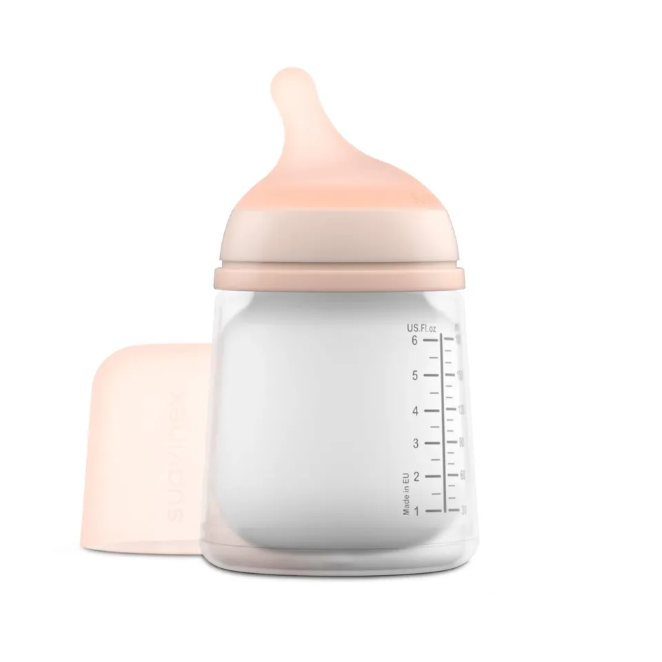 suavinex-biberon-anti-colique-zero-zero-180-ml-avec-t-tine-allaitement-a-0-mois- image 1