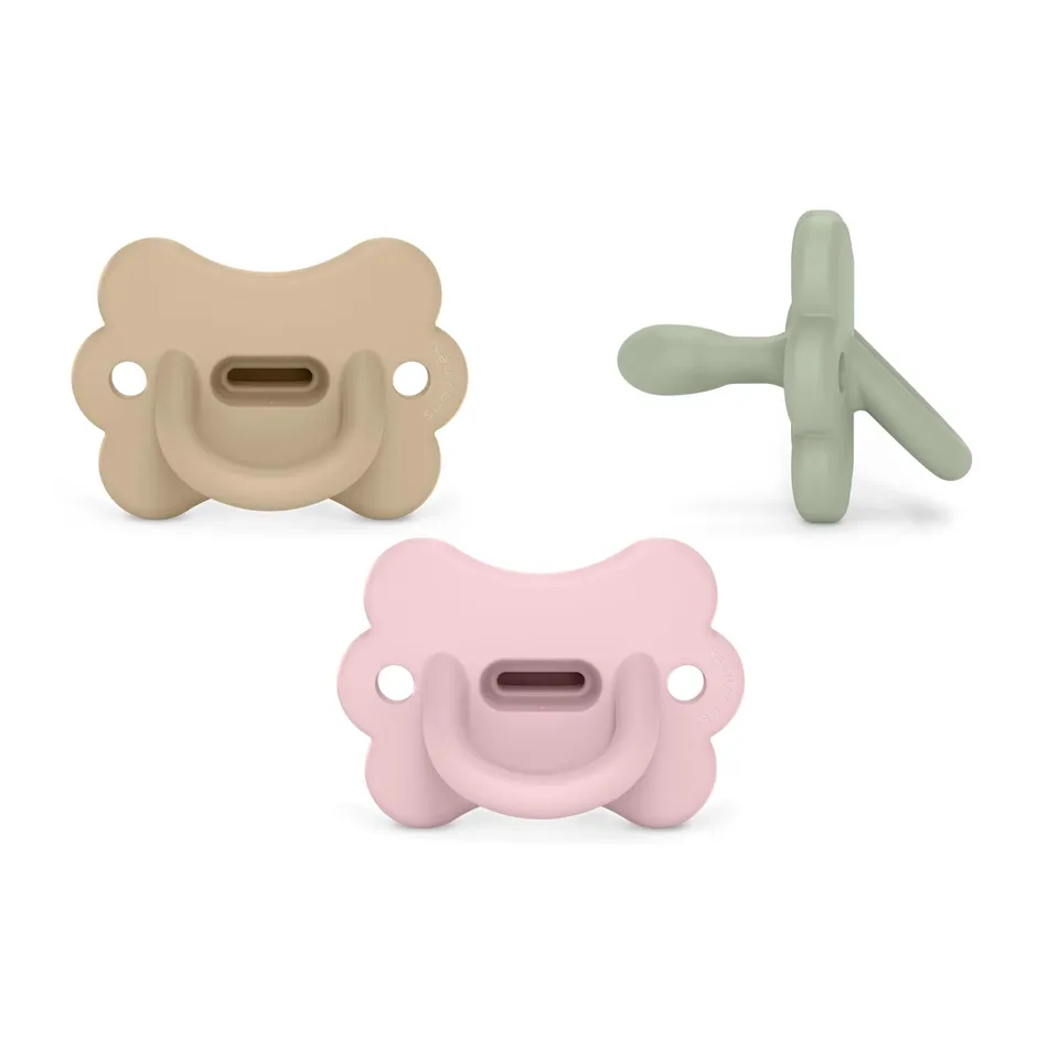 suavinex-butterfly-sx-pro-lot-de-3-sucettes-tout-silicone-0-6-mois-nouveau-n-s-t image 1