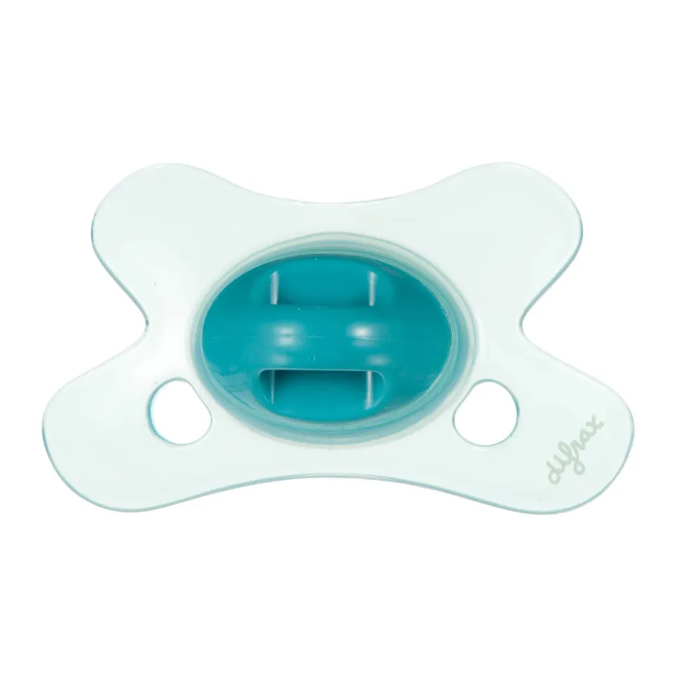 difrax-fopspeen-natural-0-6-mois-cotton-candy-sucette-silicone-sym-trique-nouvea image 1
