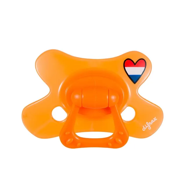difrax-sucette-holland-12-mois-orange image 1
