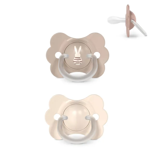 suavinex-lot-2-sucettes-wonderland-butterfly-0-6-mois-t-tine-sx-pro-silicone-r-v image 1