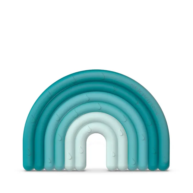 suavinex-anneau-de-dentition-en-silicone-arc-en-ciel-bleu-401435-0-mois-souple-e image 1