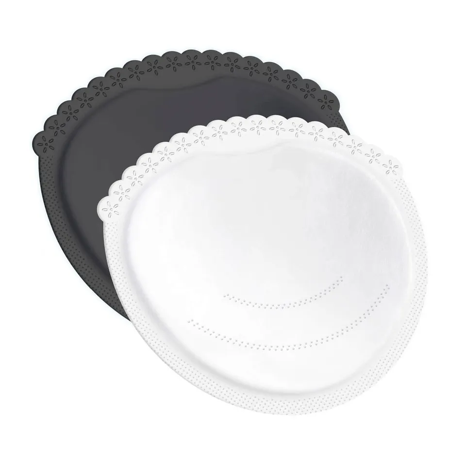 difrax-compresses-d-allaitement-jetables-40-pi-ces-blanc-noir-ultra-absorbantes- image 1