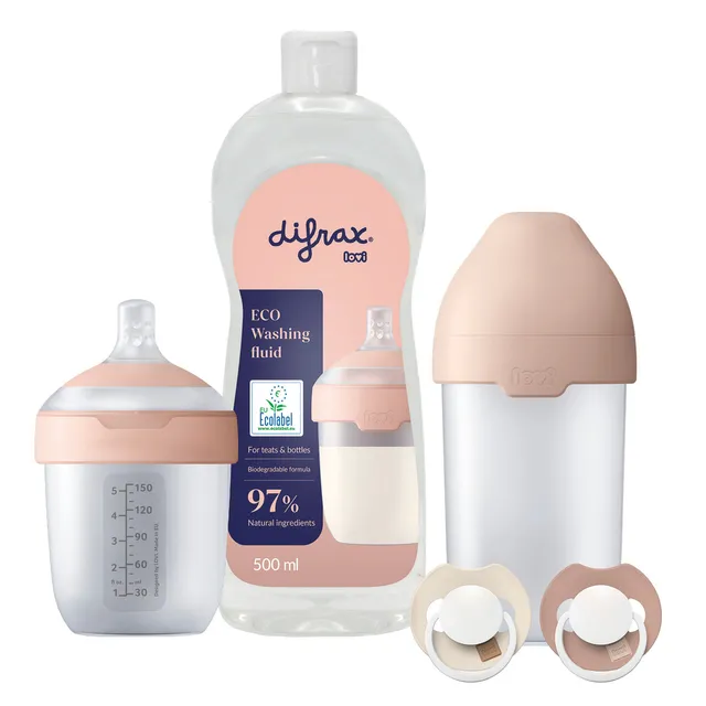 difrax-lovi-born-coffret-de-naissance-nouveau-n-2-biberons-mammafeel-150-ml-250- image 1