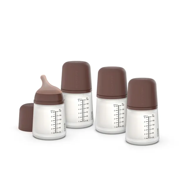suavinex-pack-4-biberons-anti-colique-zero-zero-180-ml-t-tine-d-bit-adaptable-a- image 1
