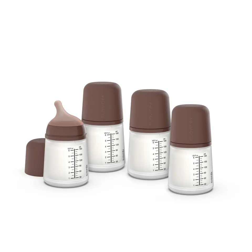 suavinex-pack-4-biberons-anti-colique-zero-zero-180-ml-t-tine-d-bit-adaptable-a- image 1