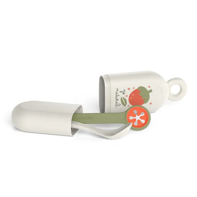 suavinex-on-the-go-set-couverts-b-b-cuill-re-porte-cuill-re-porte-bavoir-bib-cli image 1