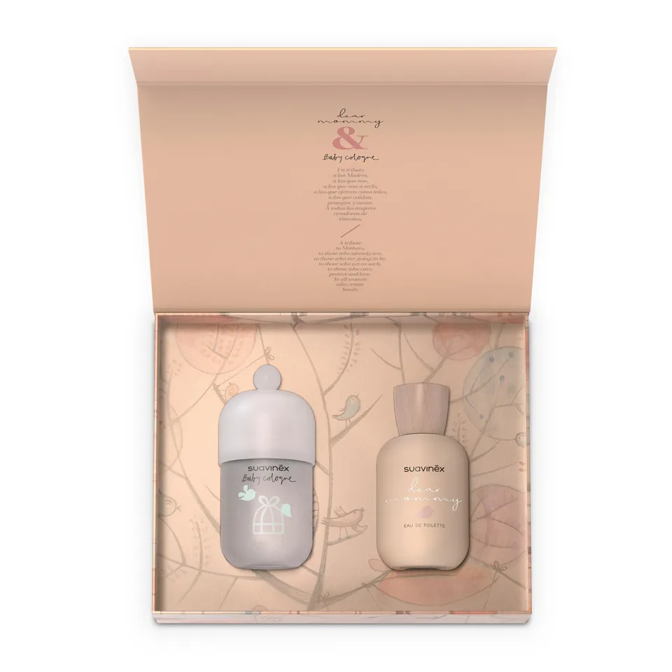 suavinex-coffret-parfum-baby-cologne-100-ml-dear-mommy-100-ml-duo-eau-de-cologne image 1