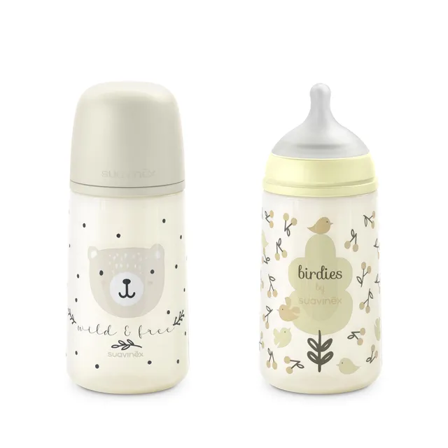 suavinex-lot-de-2-biberons-270-ml-birdies-wild-free-t-tine-sym-trique-sx-pro-d-b image 1