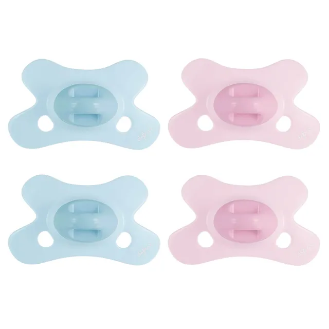 difrax-fopspeen-dental-gems-0-6-mois-t-tines-dentaires-anatomiques-lot-de-4-blue image 1