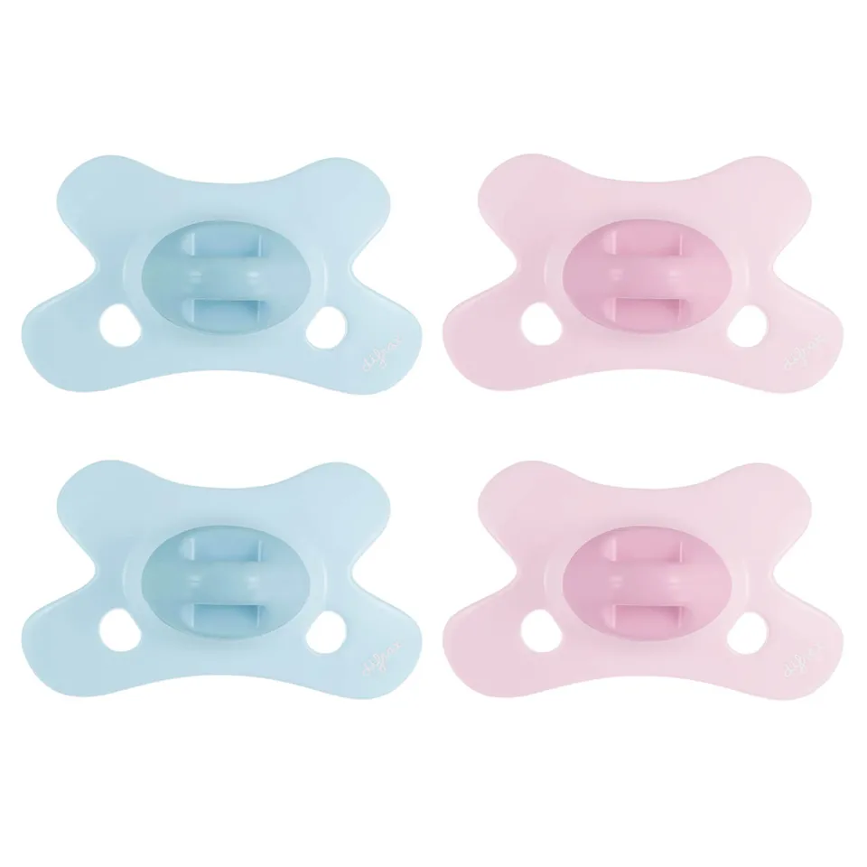 difrax-fopspeen-dental-gems-0-6-mois-t-tines-dentaires-anatomiques-lot-de-4-blue image 1