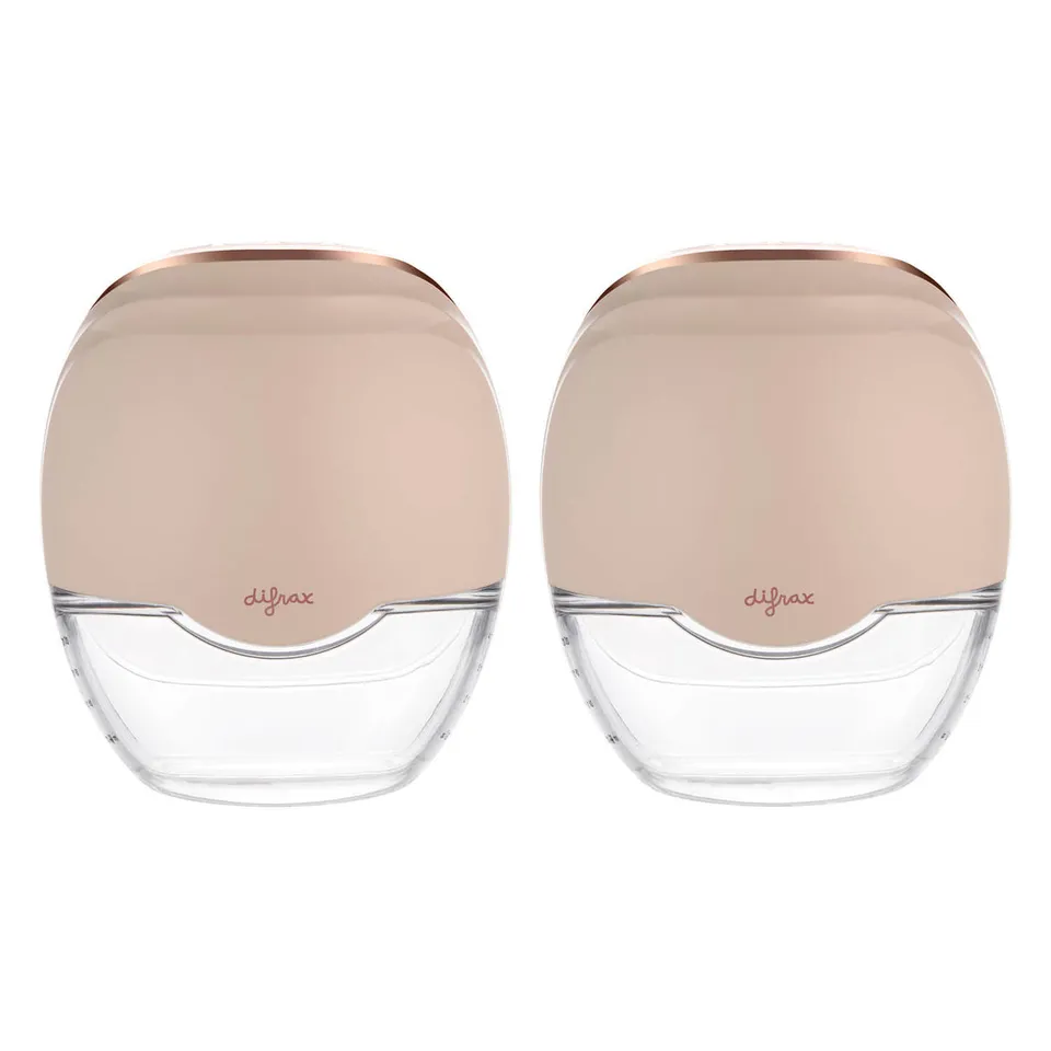difrax-tire-lait-mains-libres-duo-pack-double-portable-sans-fil-mode-stimulation image 1