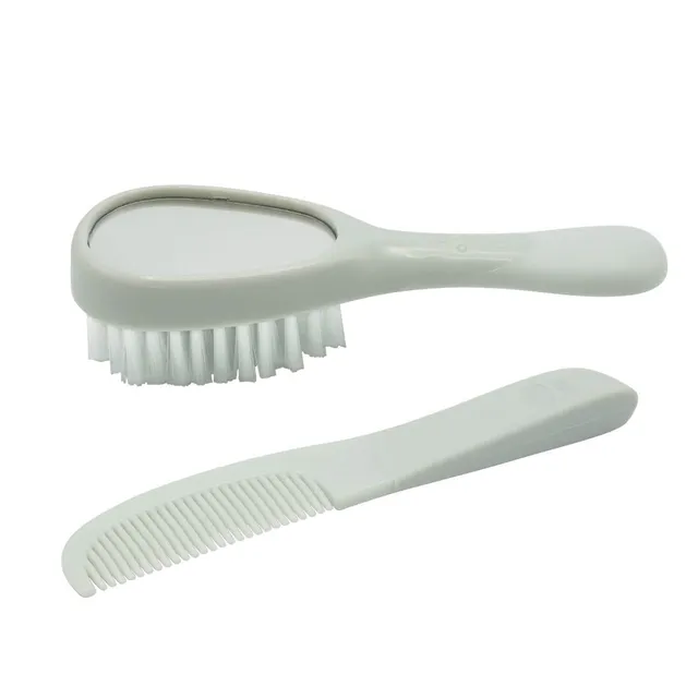 difrax-brosse-et-peigne-b-b-set-de-soin-du-cuir-chevelu-d-s-la-naissance-avec-mi image 1