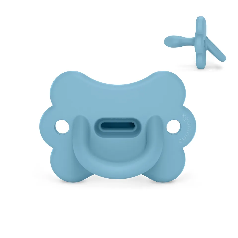 suavinex-sucette-butterfly-tout-silicone-sx-pro-6-18-mois-r-versible-ultra-douce image 1