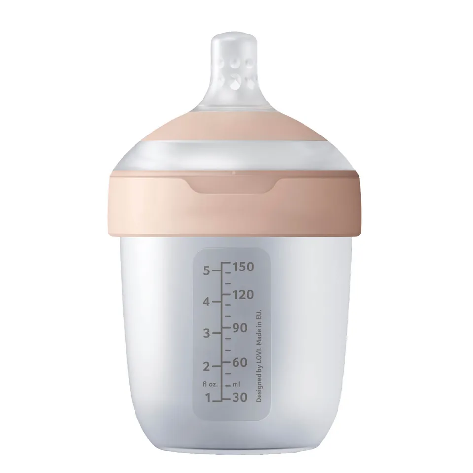 difrax-mammafeel-biberon-150-ml-profession-biberon-imitation-sein-pour-transitio image 1