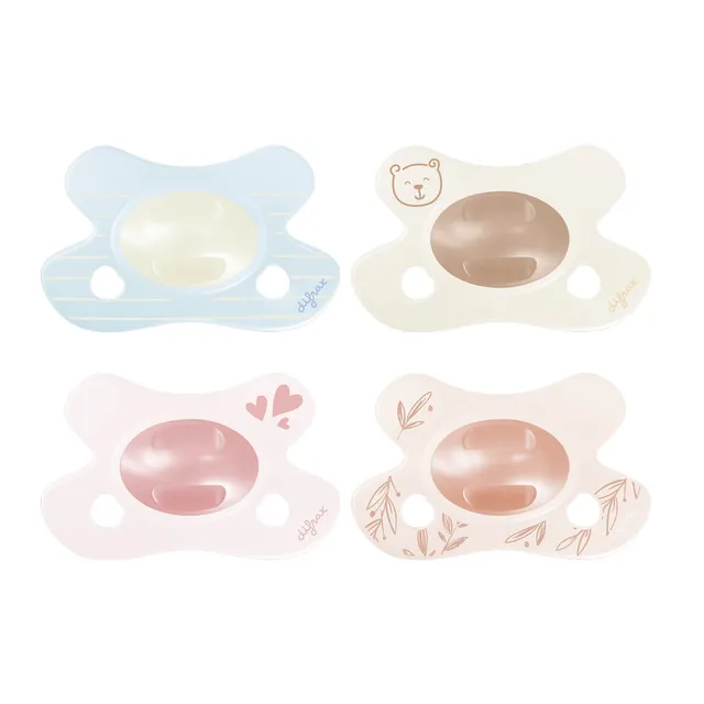 difrax-little-venture-natural-lot-de-4-t-tines-physiologiques-newborn-0-mois-for image 1