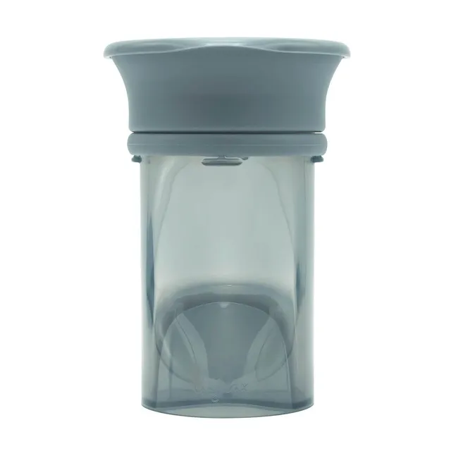 difrax-gobelet-360-verre-d-apprentissage-anti-fuite-avec-couvercle-d-s-9-mois image 1