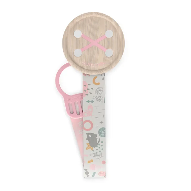 suavinex-attache-sucettes-avec-ruban-textile-cha-ne-de-sucette-double-face-0-moi image 1