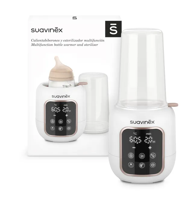 suavinex-chauffe-biberon-et-st-rilisateur-2-en-1-5-modes-d-cong-lation-rapide-pe image 1