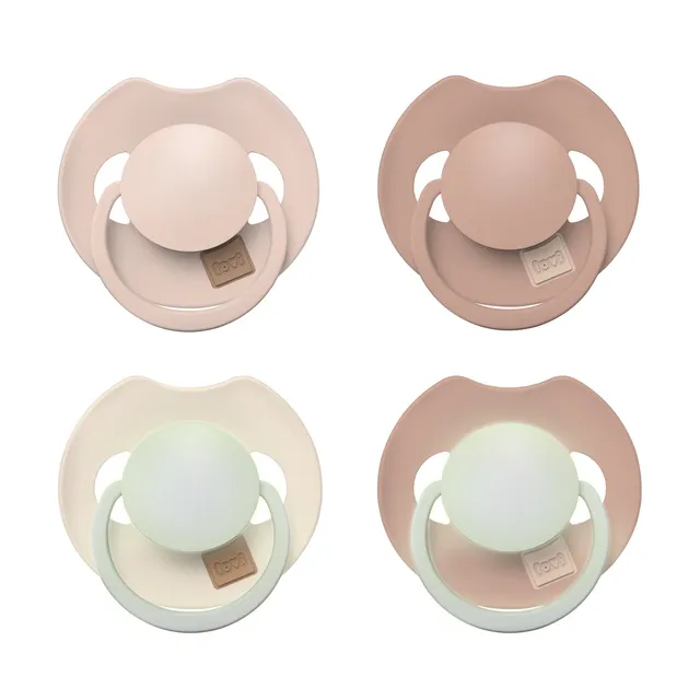 difrax-fopspeen-dynamisch-0-6-maanden-prime-et-glow-nude-blush-et-ivory-blush-lo image 1
