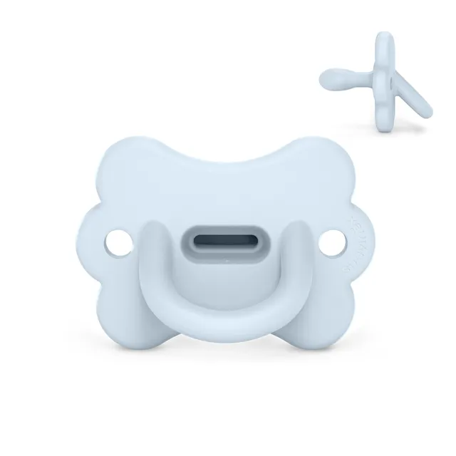 suavinex-sucette-tout-silicone-butterfly-nouveau-n-0-6-mois-avec-t-tine-sym-triq image 1