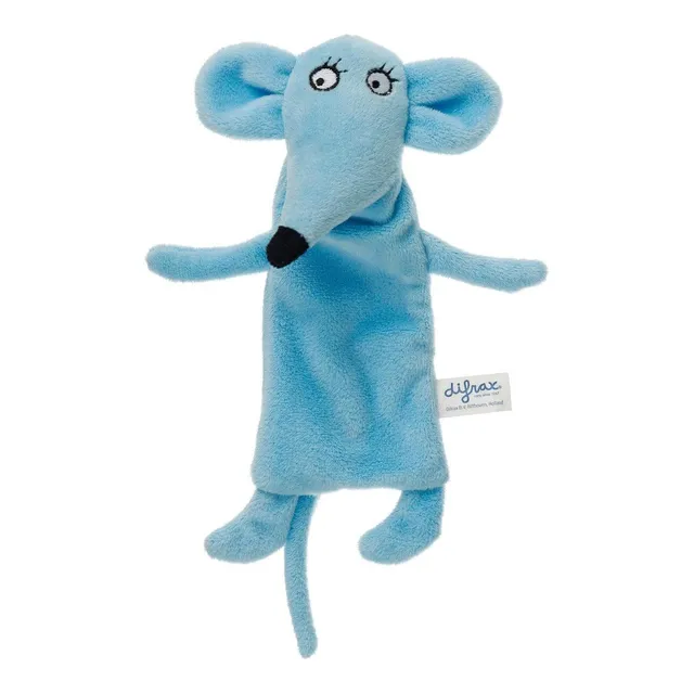 difrax-fopmuis-doudou-souris-porte-sucette-peluche-apaisante-d-s-la-naissance-la image 1