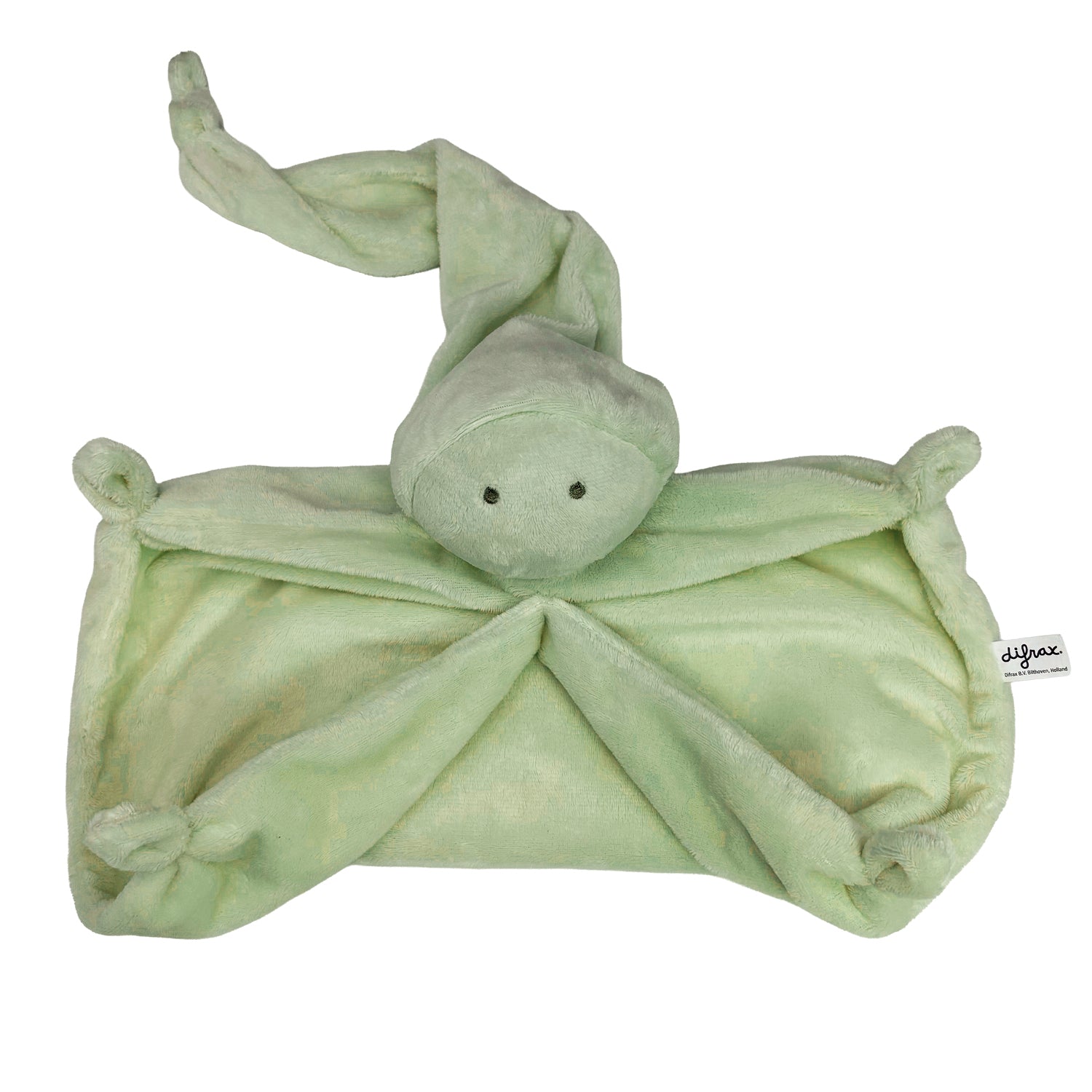 difrax-knuffeldoek-soft-doudou-en-peluche-ultra-douce-avec-bonnet-pointu-d-s-la- image 4