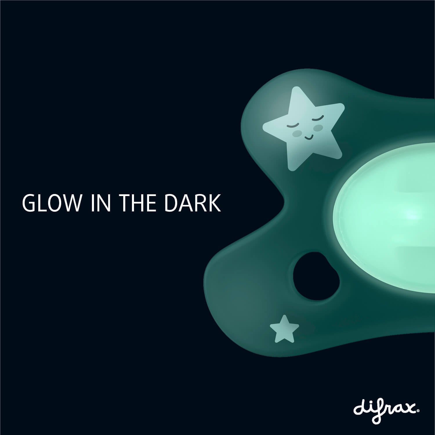 difrax-sucette-natural-12-mois-pure-et-glow-in-the-dark-lot-de-4-phosphorescente image 7