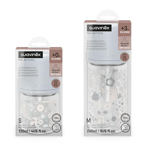 suavinex-pack-biberons-en-verre-wonderland-bleu-120-ml-d-bit-lent-s-240-ml-d-bit image 8