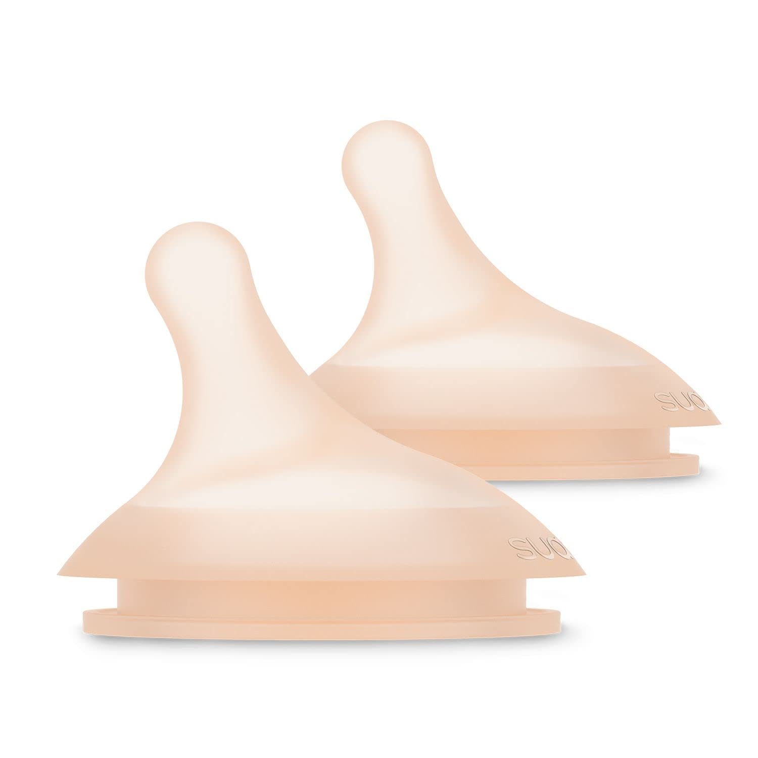 suavinex-lot-de-2-t-tines-biberon-anti-colique-zero-zero-d-bit-lent-s-silicone-0 image 1