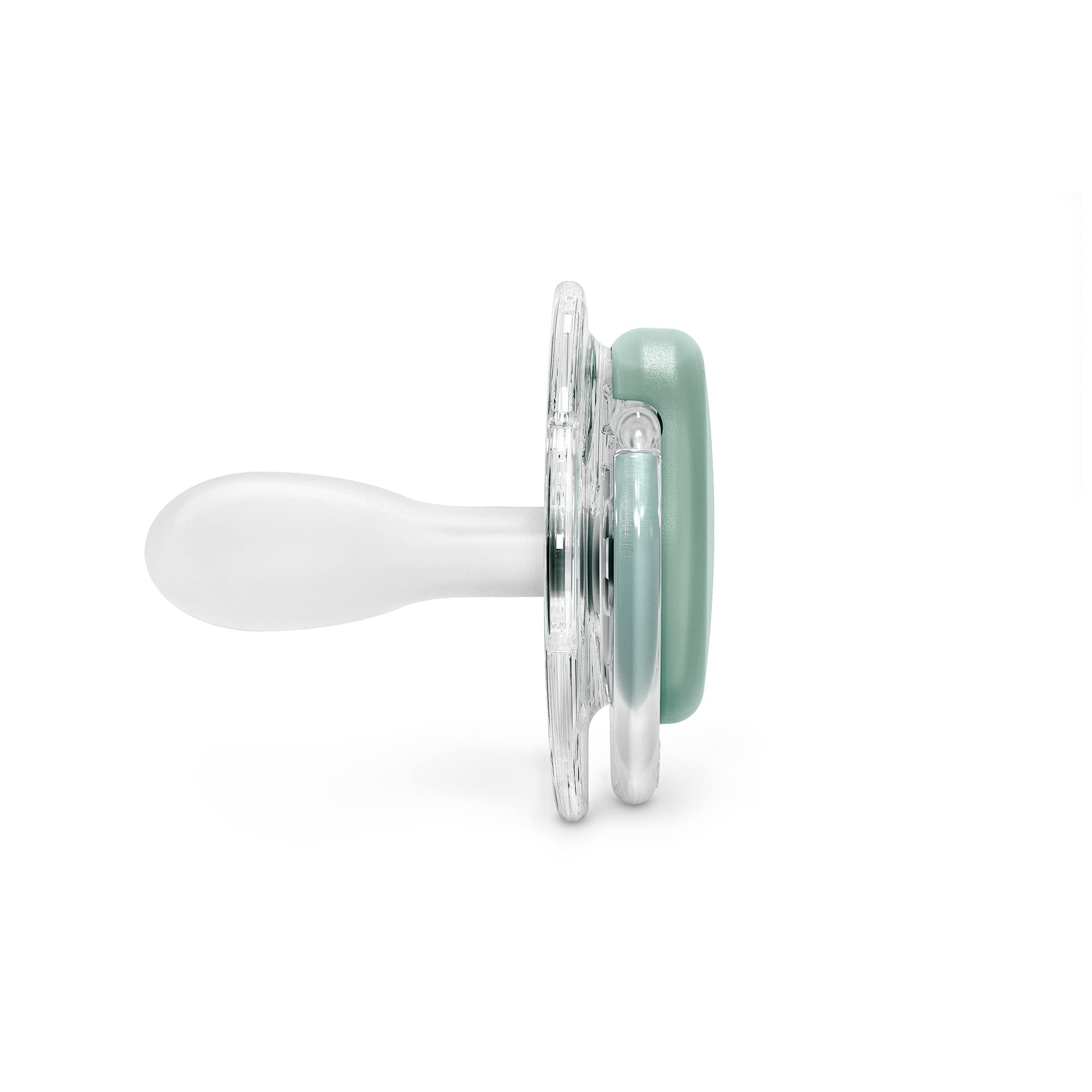 suavinex-bonhomia-sucette-sx-pro-sym-trique-silicone-ultra-plate-r-versible-vert image 3