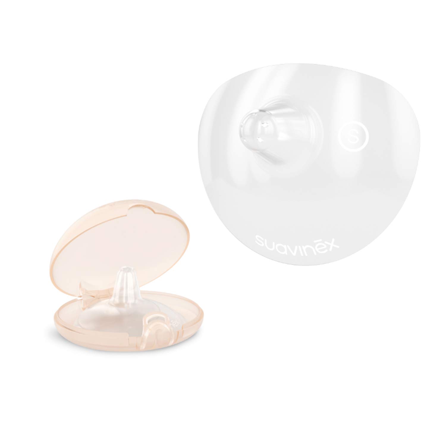 suavinex-pack-de-2-bouts-de-sein-en-silicone-taille-s-ultra-fins-pour-crevasses- image 1