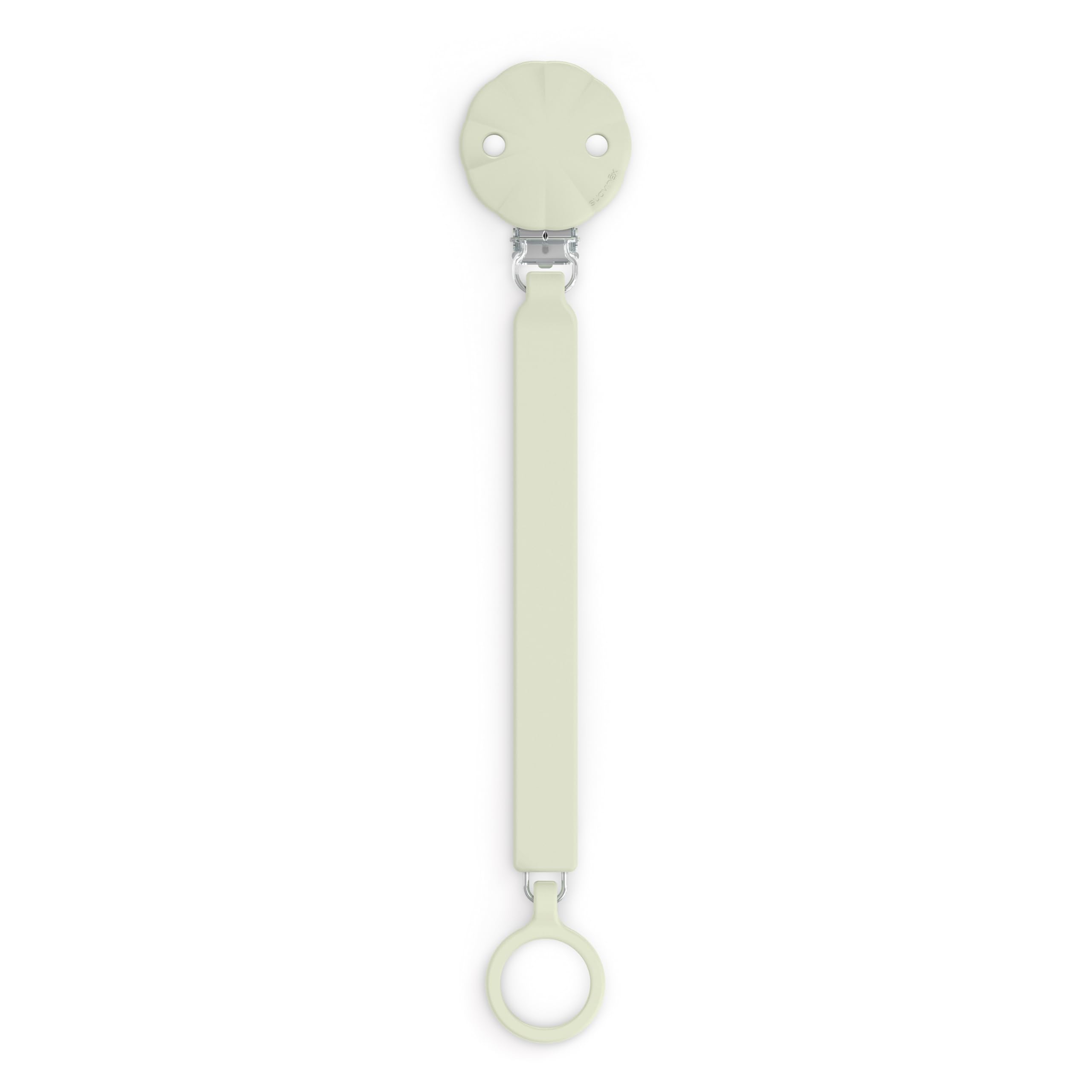 suavinex-attache-t-tine-attache-sucette-en-silicone-avec-ruban-plat-clip-plaque- image 1
