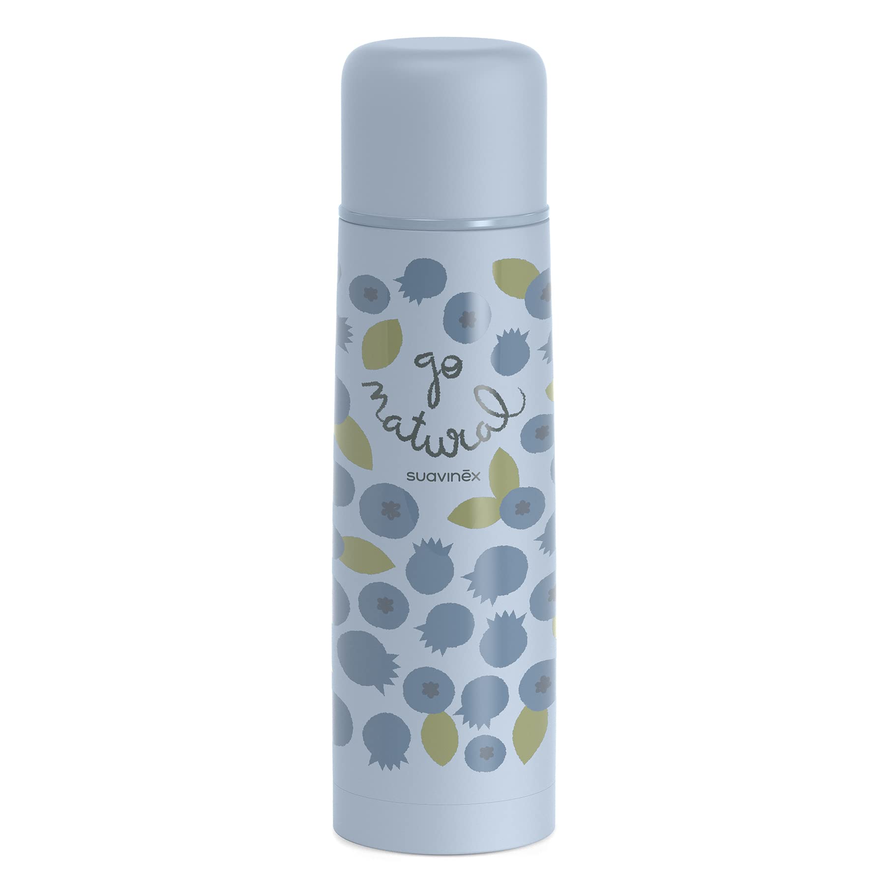 suavinex-bouteille-isotherme-b-b-500-ml-100-inox-chaud-froid-6-heures-herm-tique image 1