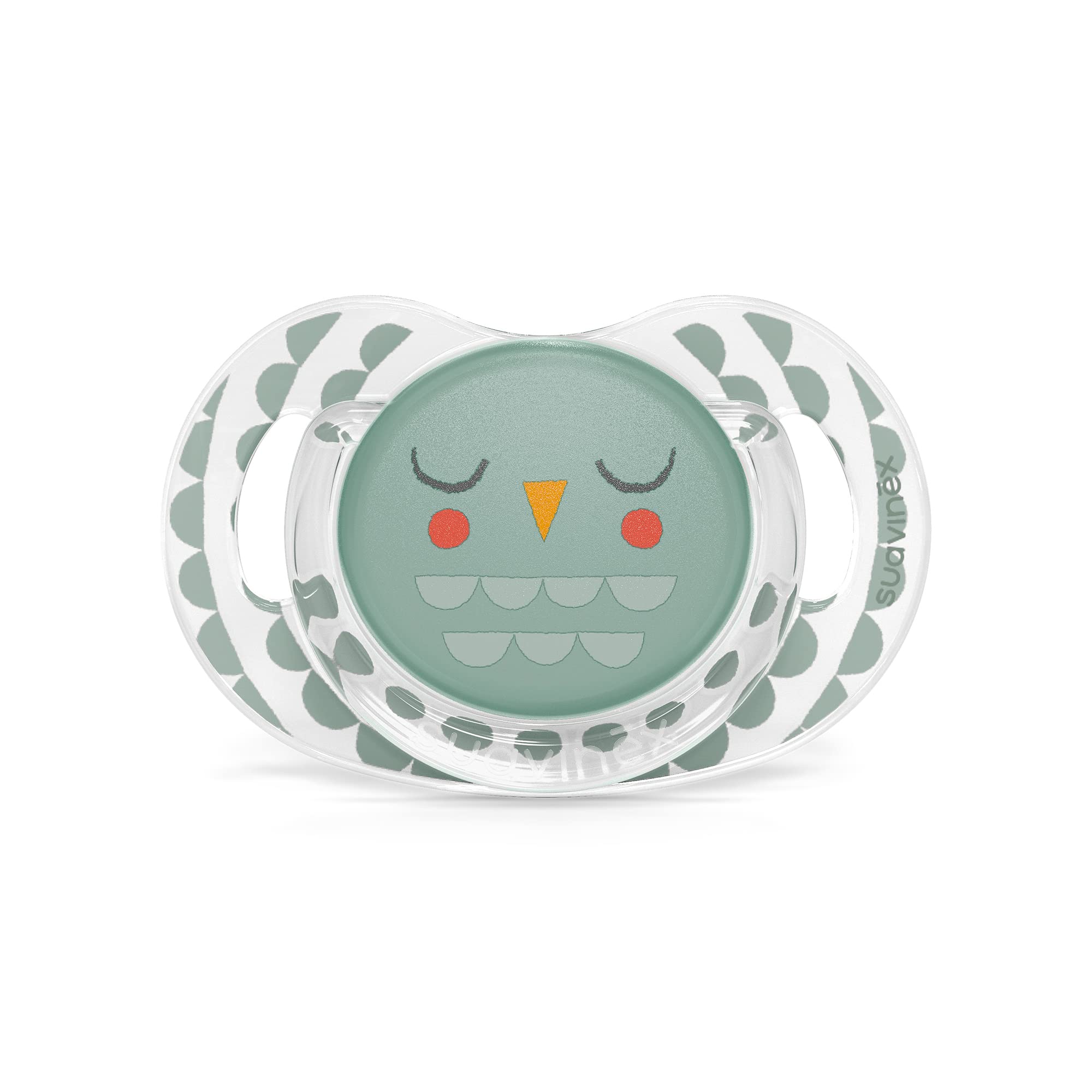 suavinex-bonhomia-sucette-sx-pro-sym-trique-silicone-ultra-plate-r-versible-vert image 2