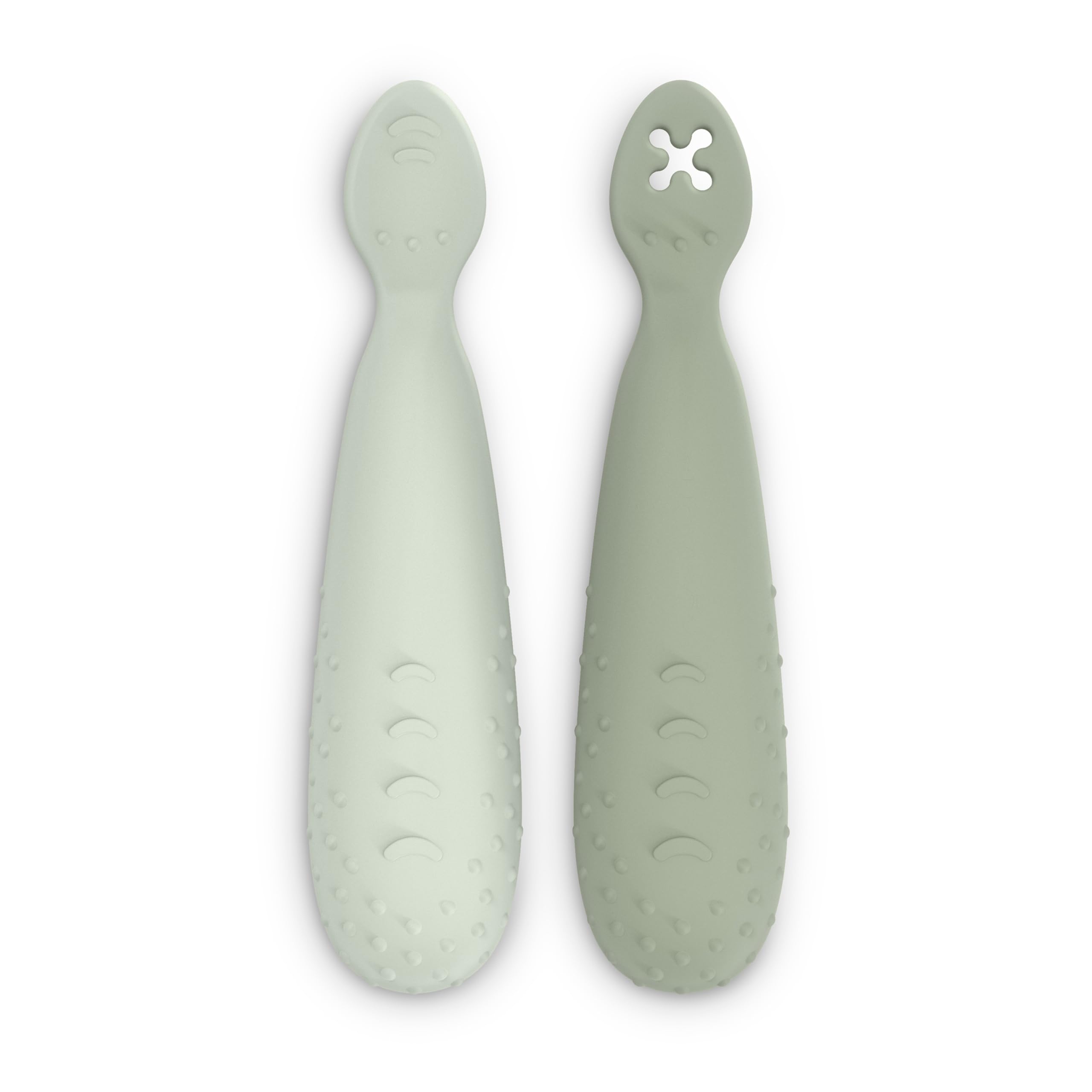 suavinex-pack-de-2-pr-cuill-res-d-apprentissage-en-silicone-pointe-plate-textur- image 6