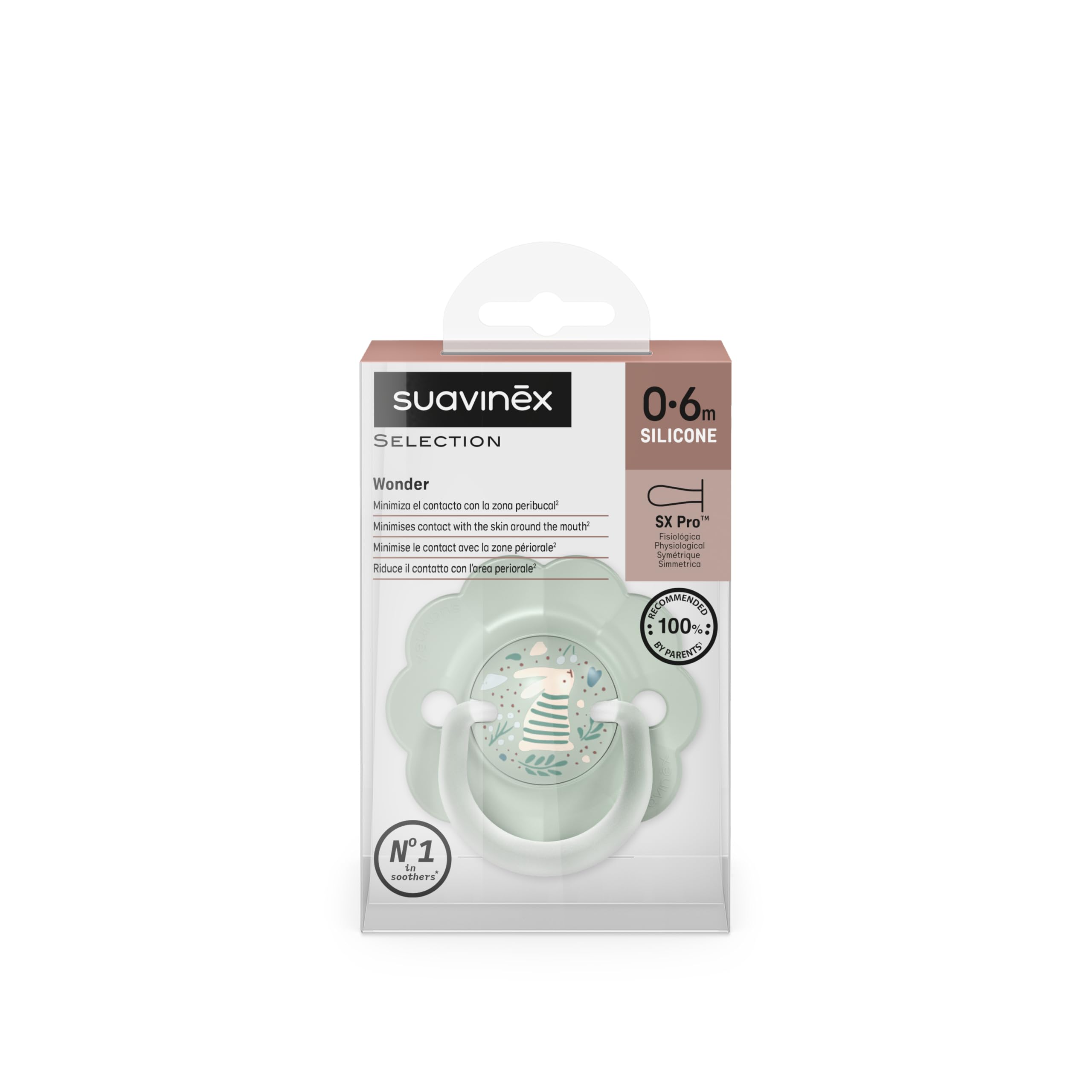 suavinex-sucette-wonder-0-6-mois-t-tine-sym-trique-sx-pro-silicone-r-versible-pl image 4