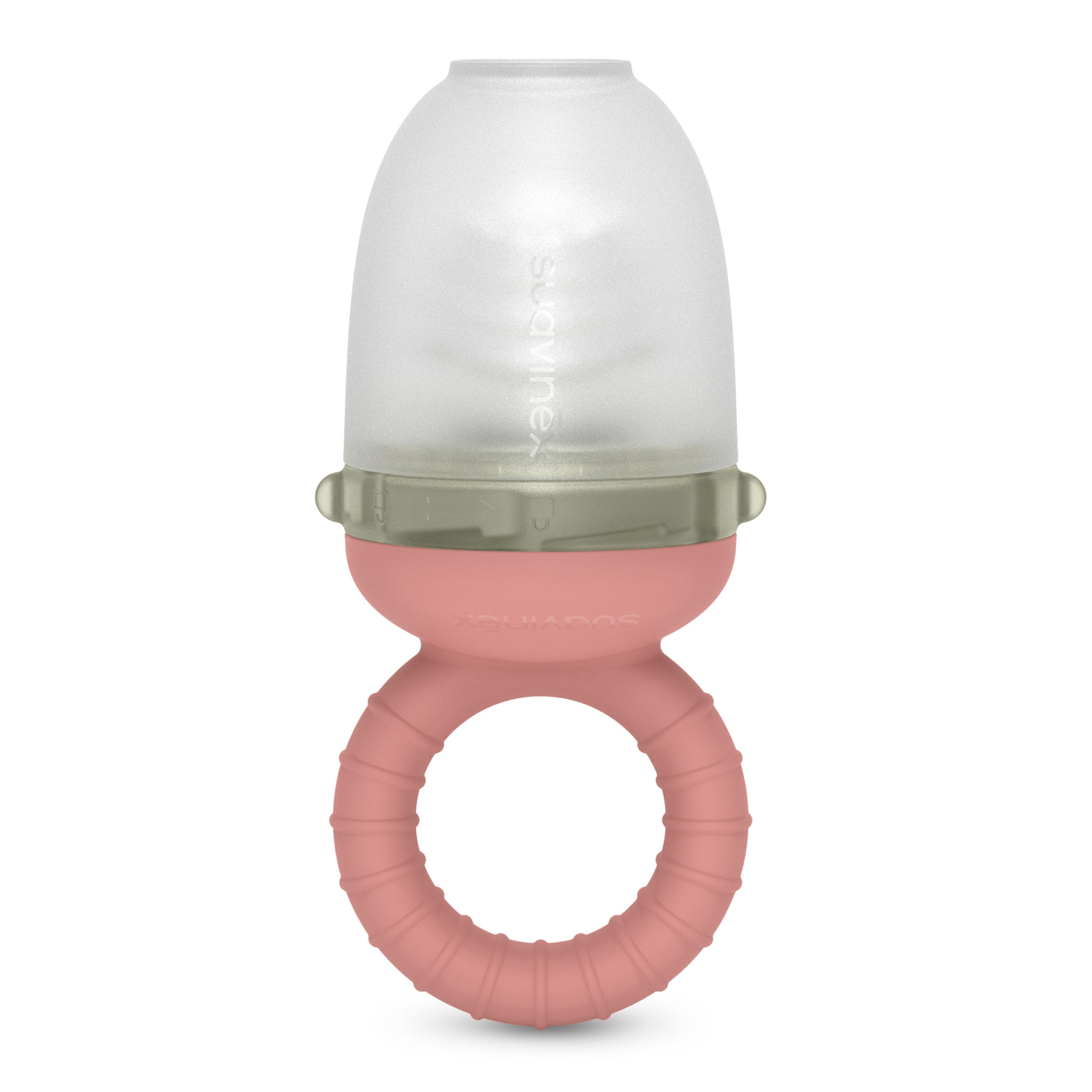 suavinex-grignoteuse-b-b-en-silicone-qualit-alimentaire-avec-couvercle-alimentat image 1