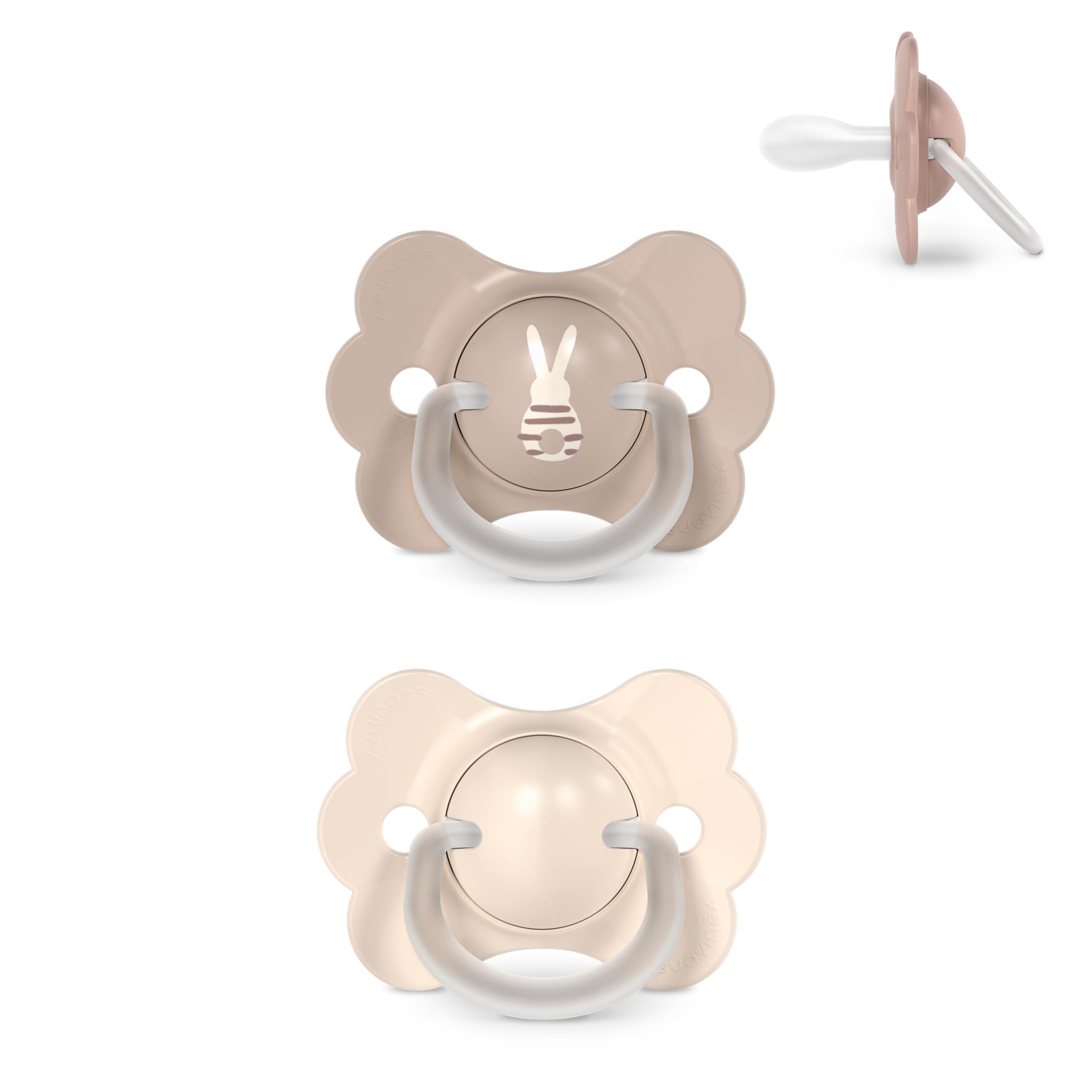 suavinex-lot-2-sucettes-wonderland-butterfly-0-6-mois-t-tine-sx-pro-silicone-r-v image 1