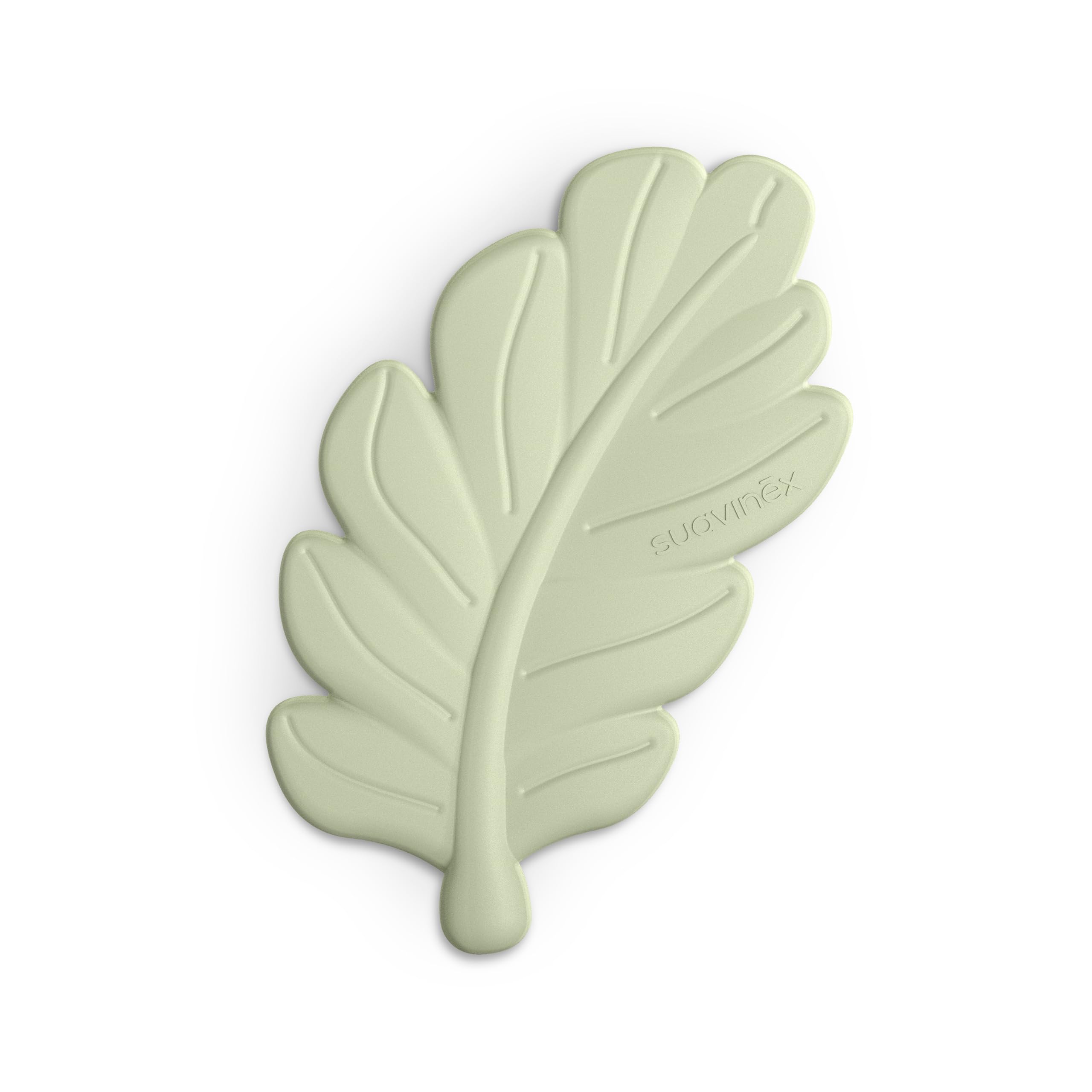 suavinex-anneau-de-dentition-poetry-en-silicone-monobloc-texture-et-reliefs-vert image 1