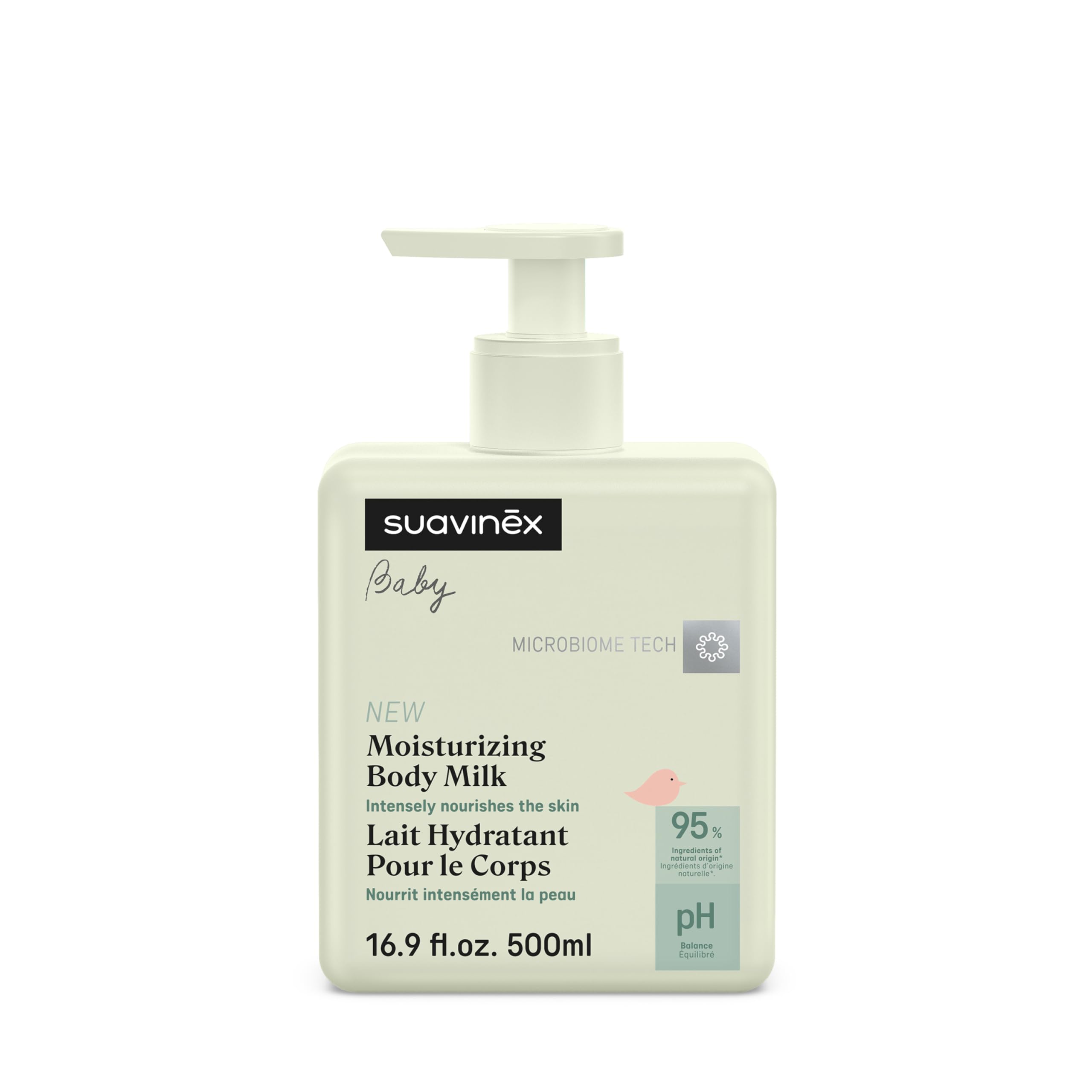 suavinex-lait-corps-b-b-500-ml-hydratant-peaux-sensibles-95-origine-naturelle-pr image 1