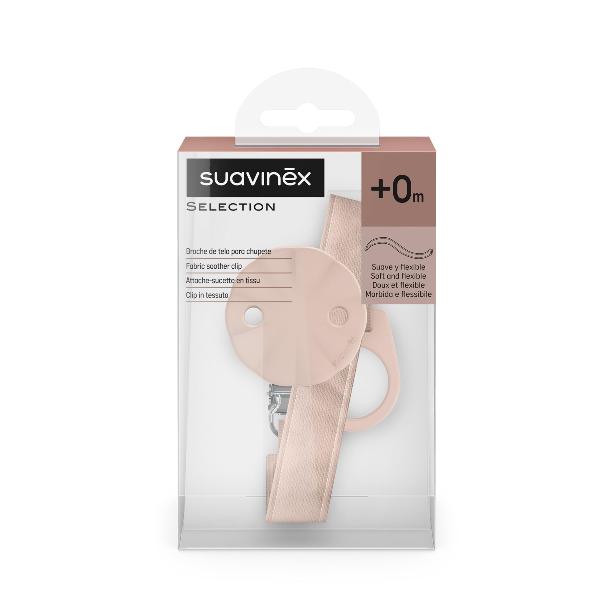 suavinex-tisu-attache-sucette-en-tissu-avec-clip-et-plaque-silicone-compatible-s image 2