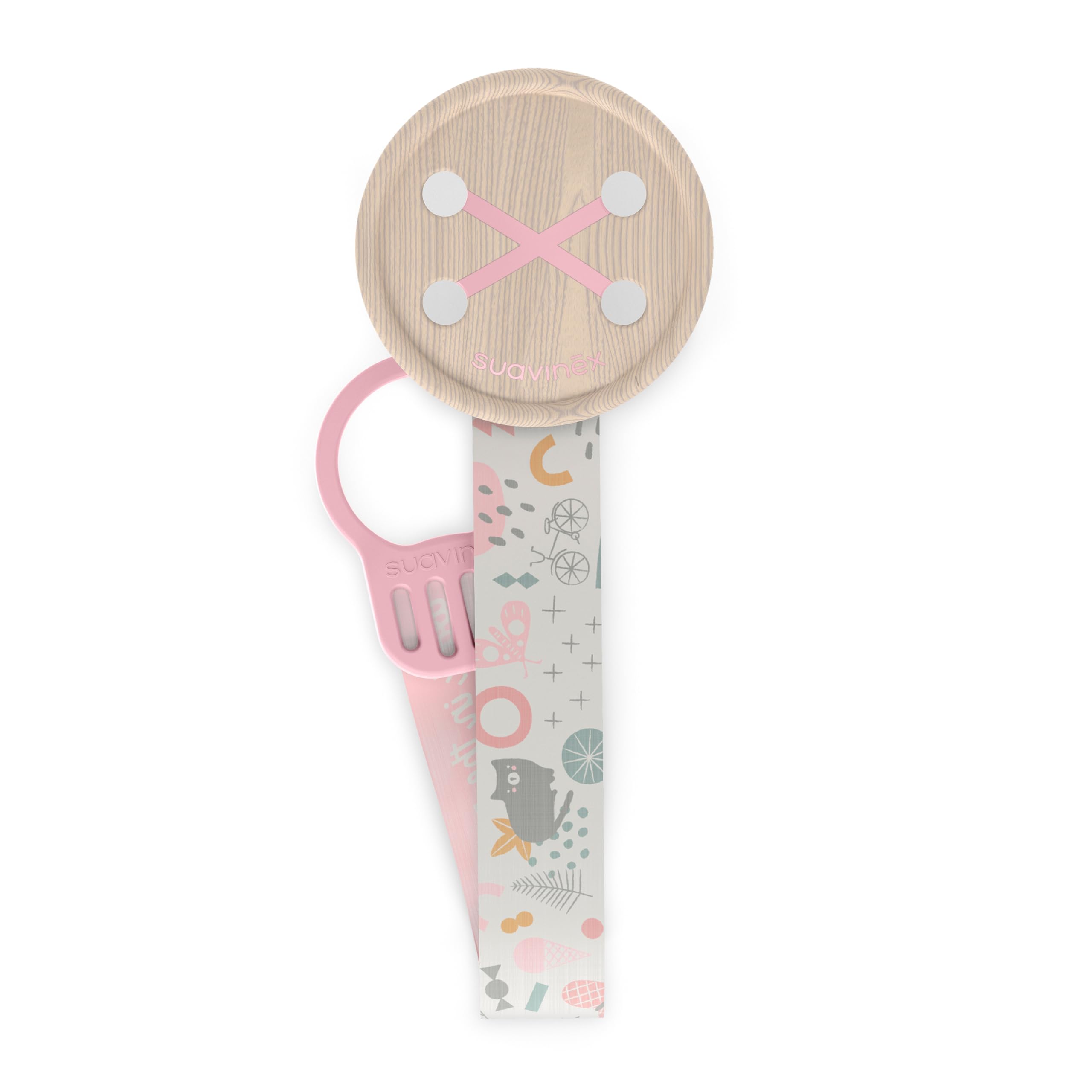 suavinex-attache-sucettes-avec-ruban-textile-cha-ne-de-sucette-double-face-0-moi image 1