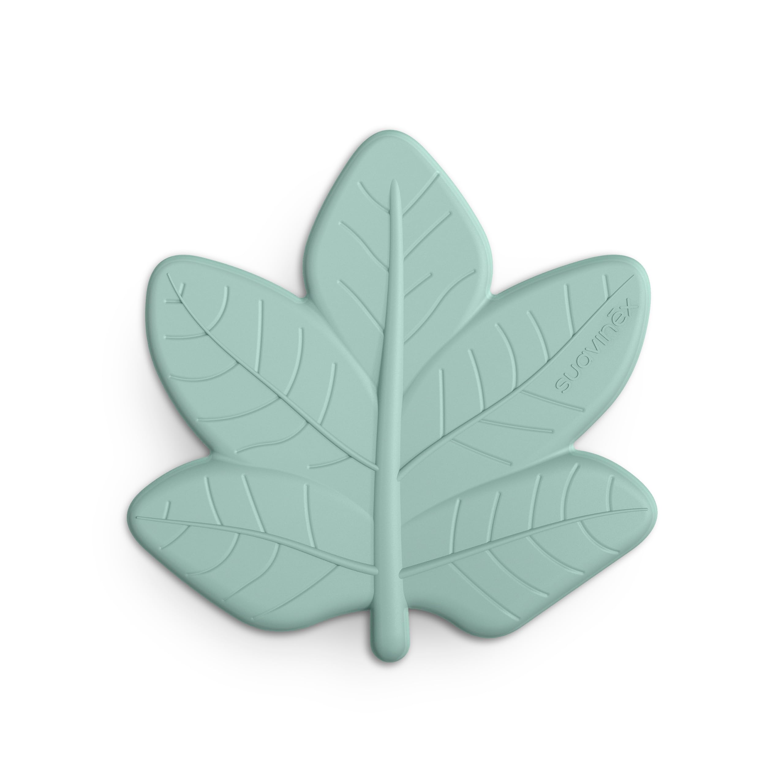suavinex-anneau-de-dentition-poetry-en-silicone-monobloc-texture-et-reliefs-vert image 5