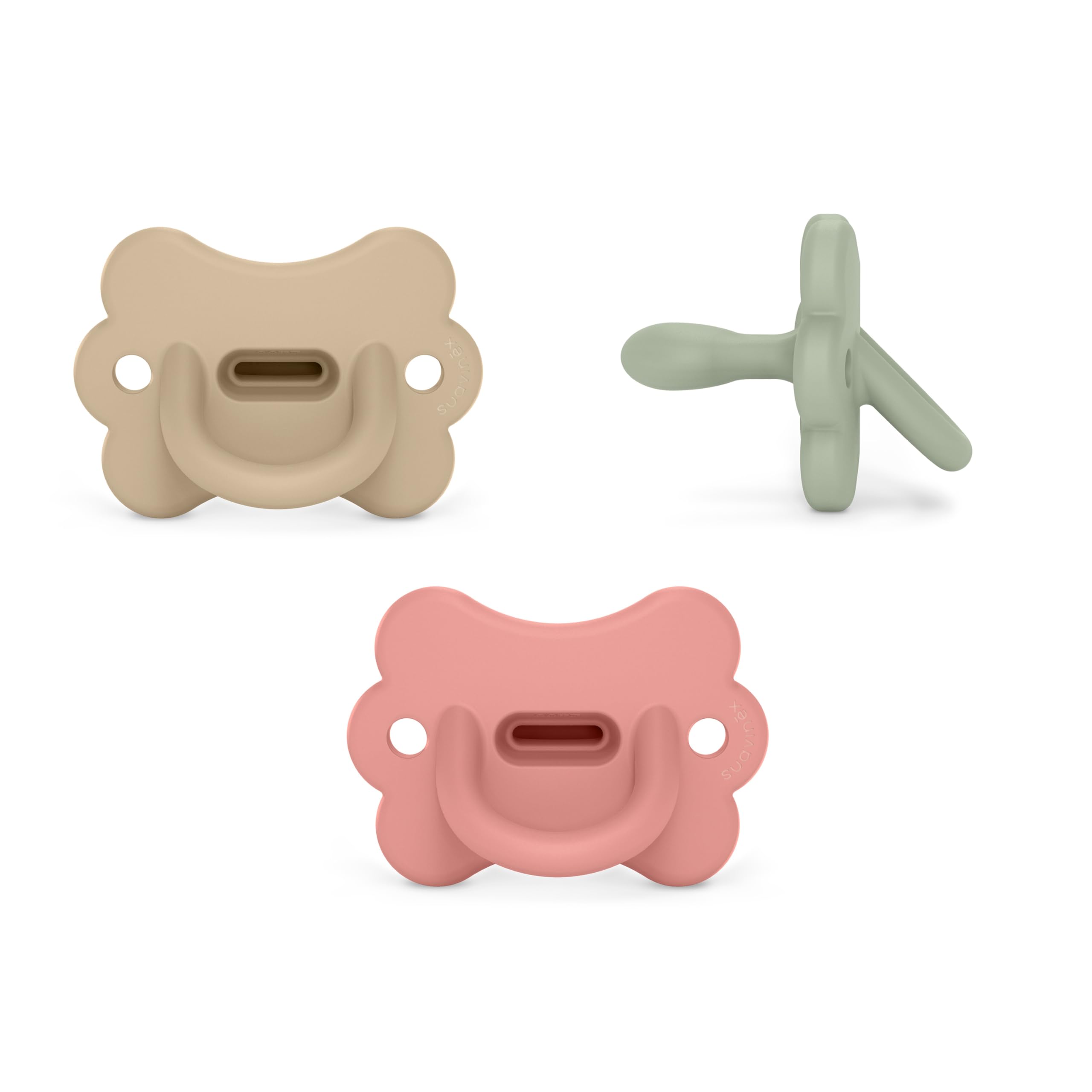 suavinex-butterfly-sx-pro-lot-de-3-sucettes-tout-silicone-6-18-mois-t-tine-physi image 1