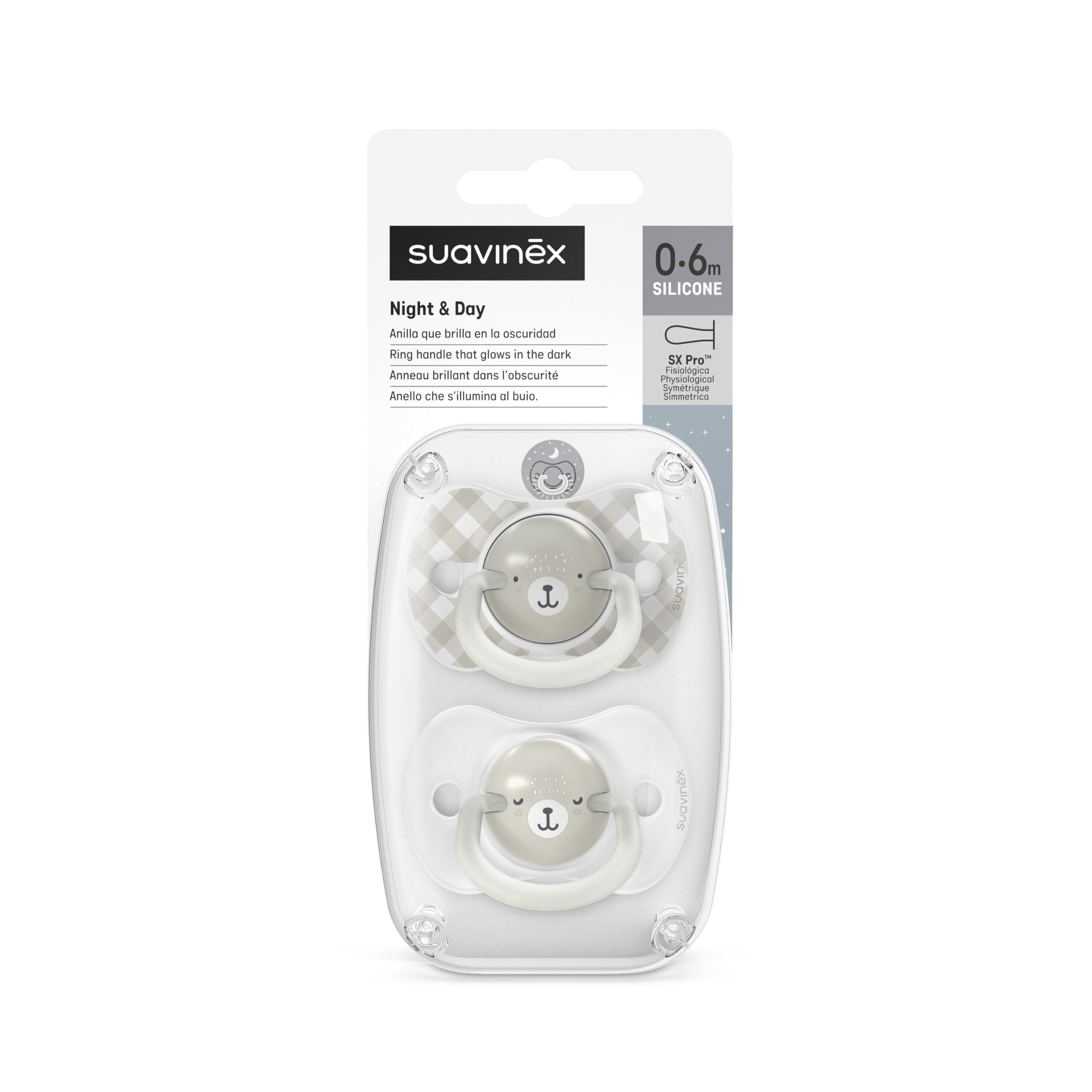 suavinex-lot-de-2-sucettes-0-6-mois-night-and-day-phosphorescentes-t-tine-sym-tr image 3