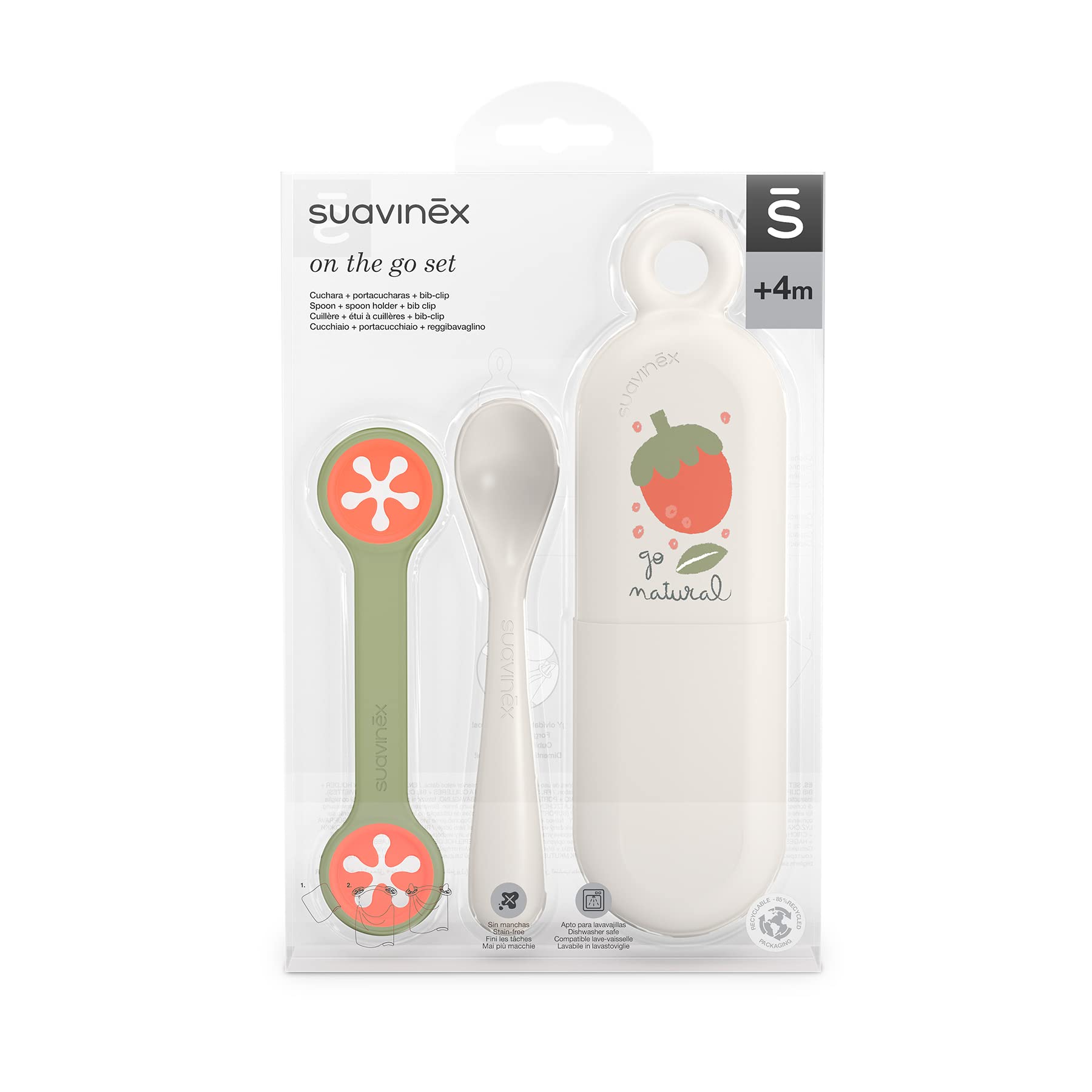 suavinex-on-the-go-set-couverts-b-b-cuill-re-porte-cuill-re-porte-bavoir-bib-cli image 2