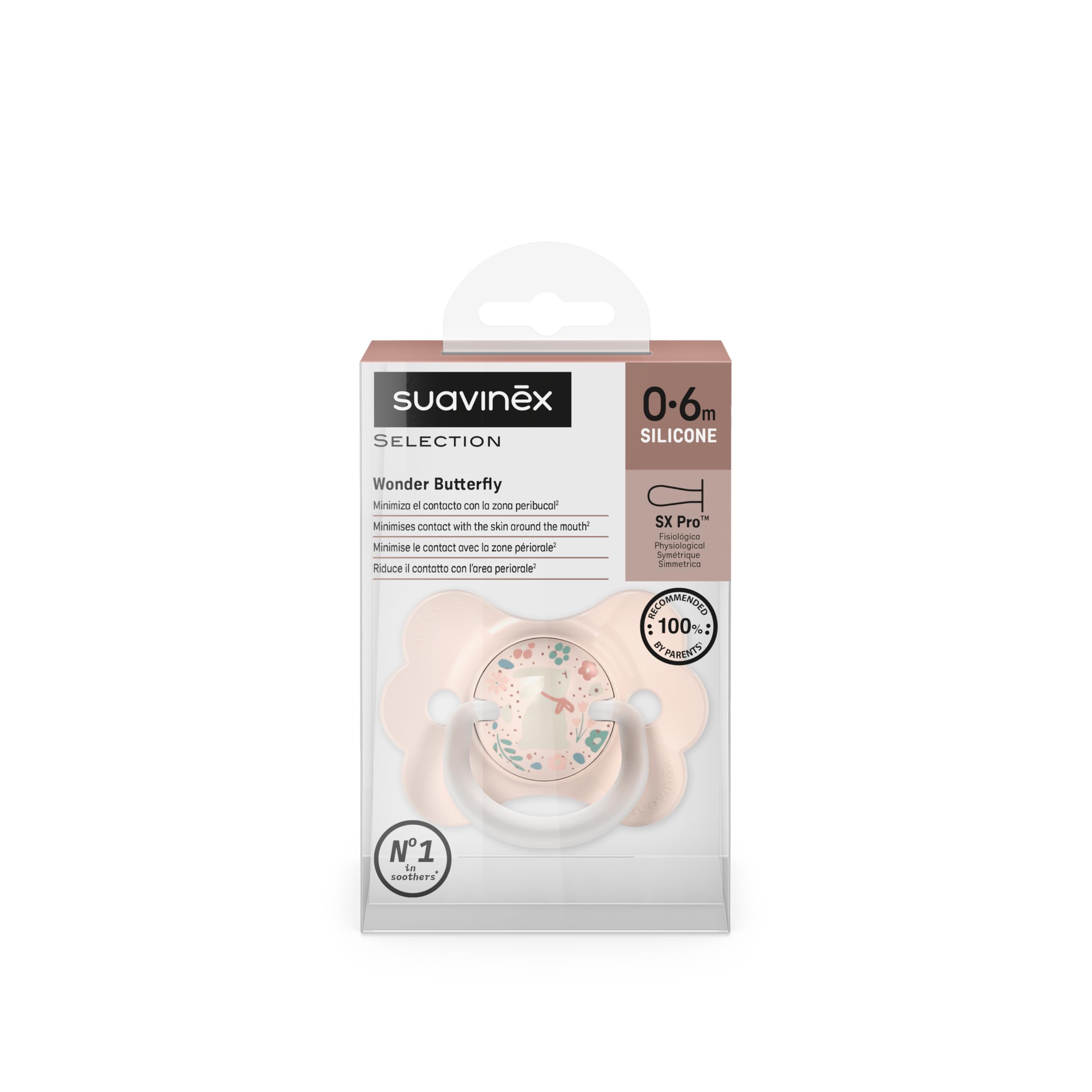 suavinex-wonder-sucette-b-b-0-6-mois-t-tine-sym-trique-sx-pro-silicone-bouclier- image 6