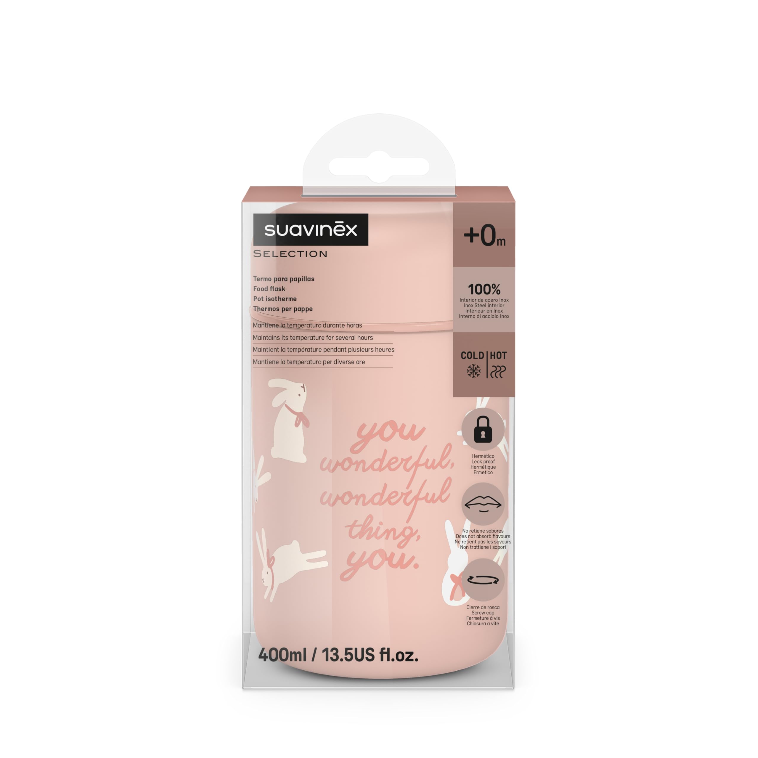 suavinex-pot-b-b-isotherme-wonderland-400-ml-bo-te-alimentaire-100-inox-chaude-o image 2