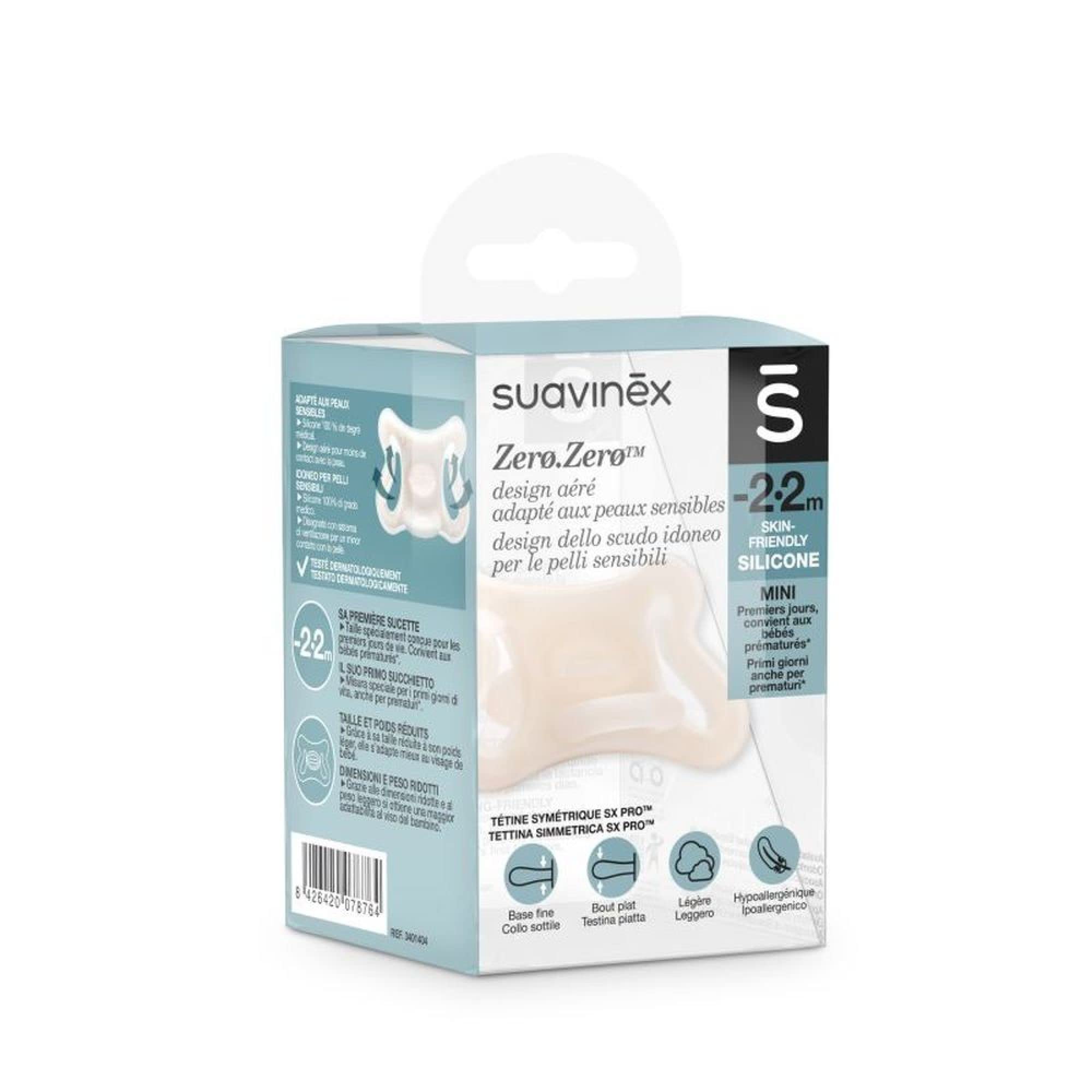 suavinex-zero-zero-sucette-naissance-mini-2-2-mois-t-tine-sym-trique-sx-pro-sili image 4